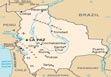 Bolivija map