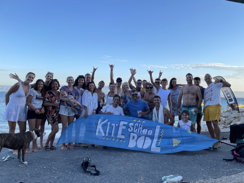 Kite School Bol group at the school
