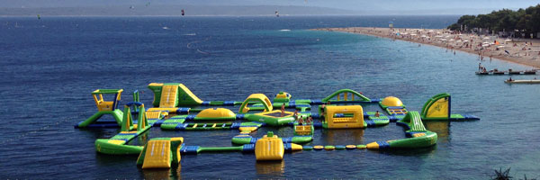 Water park Zlatni rat Bol Croatia